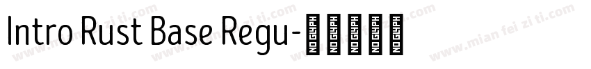 Intro Rust Base Regu字体转换
